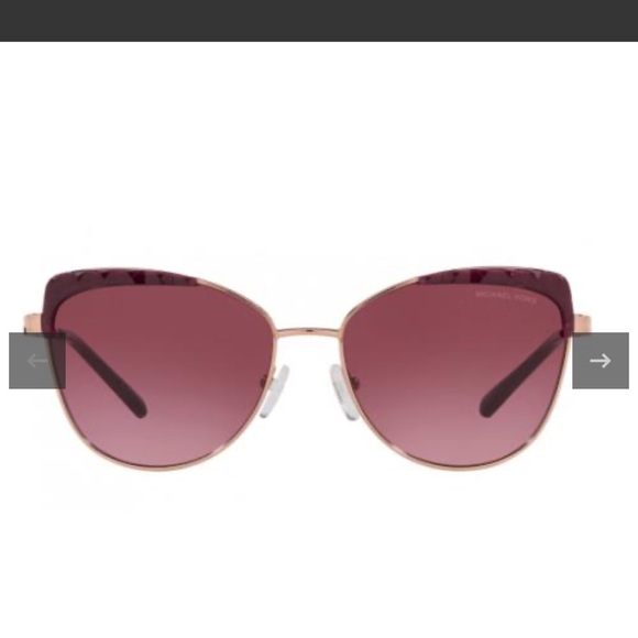 Michael Kors Rose Gol Bburgundy Gradient Sunglasses MK1084 11088H 56 - Picture 12 of 12